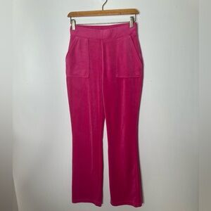 Juicy Couture Pink Velour Pants Size XS